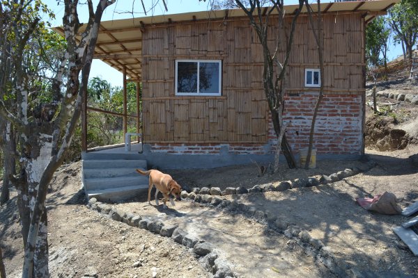 Casita pathway from porch